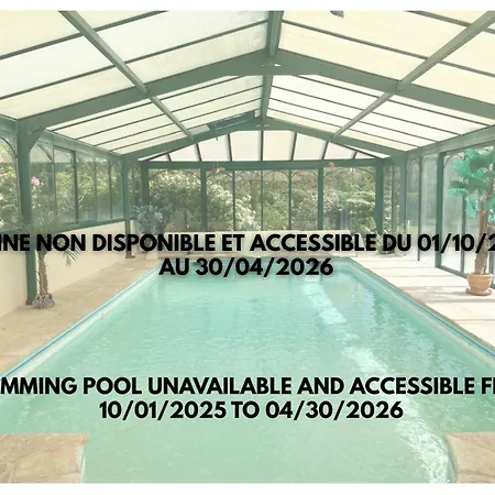 Vakantiehuis La Maison Du Tilleul Avec Piscine Couverte Chauffee Saint-Sulpice-Sur-Risle