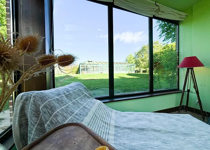 La Maison Du Tilleul Avec Piscine Couverte Chauffee 펜션 *