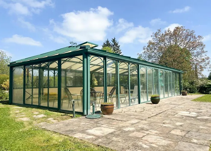 펜션 La Maison Du Tilleul Avec Piscine Couverte Chauffee